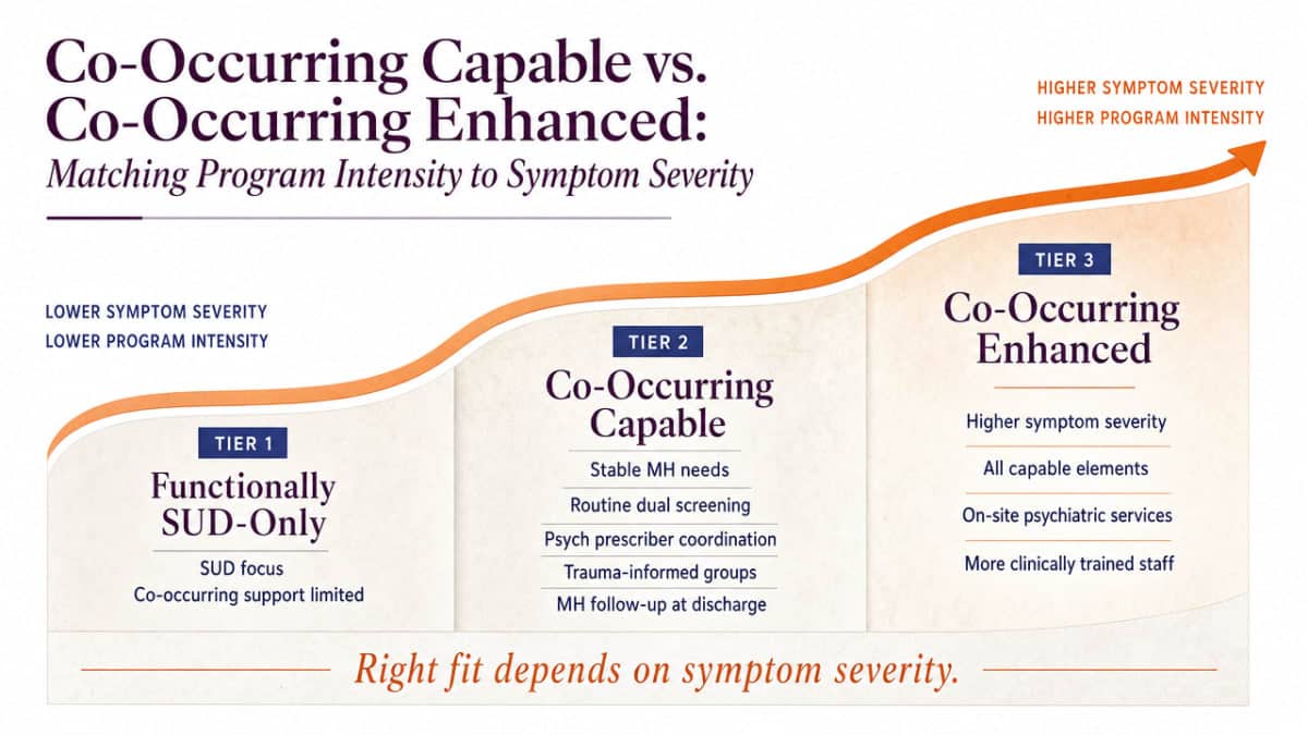 Compare the three program tiers referenced in this section so readers can match program intensity to their own symptom severity